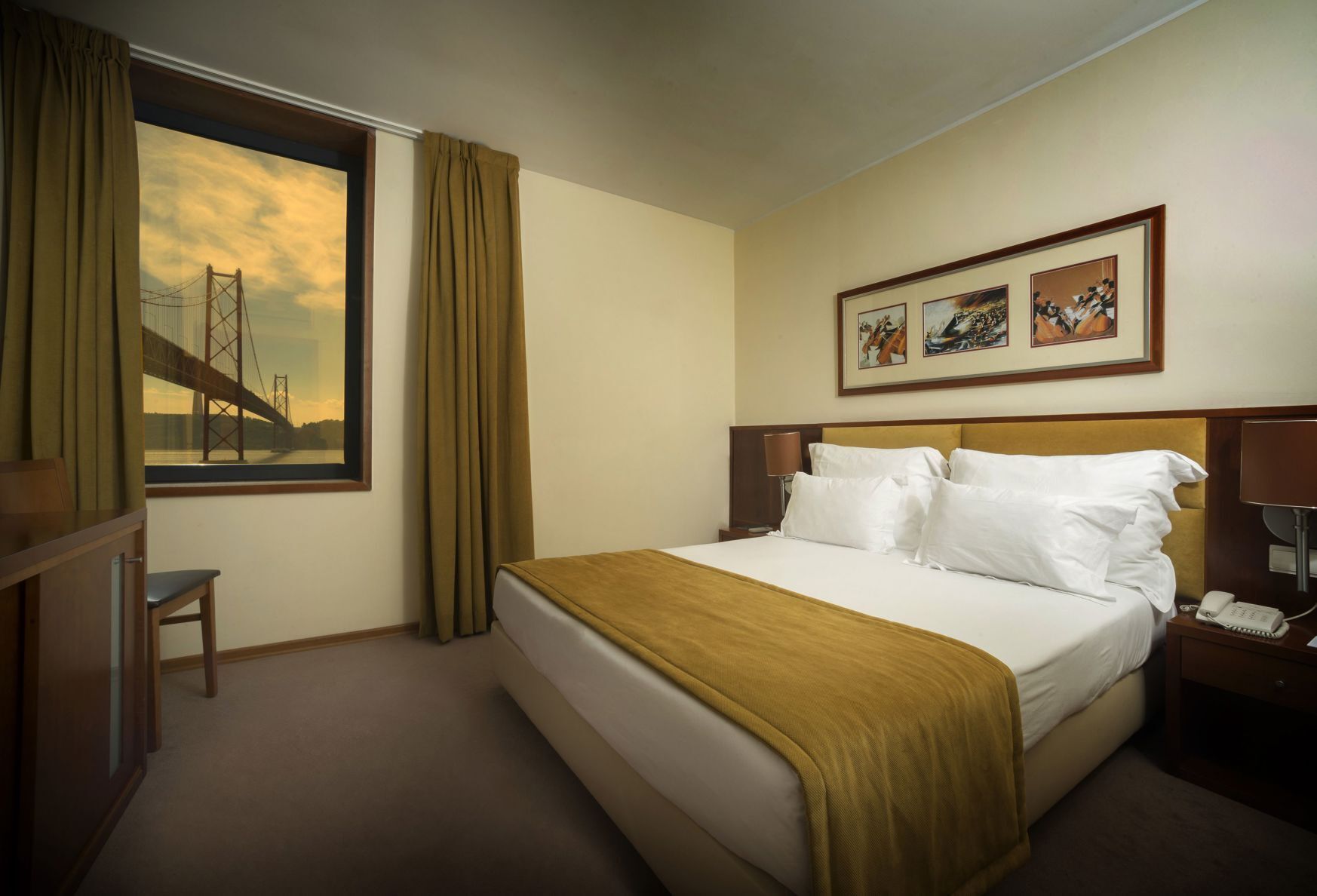 Minibar, desk, blackout curtains, soundproofing