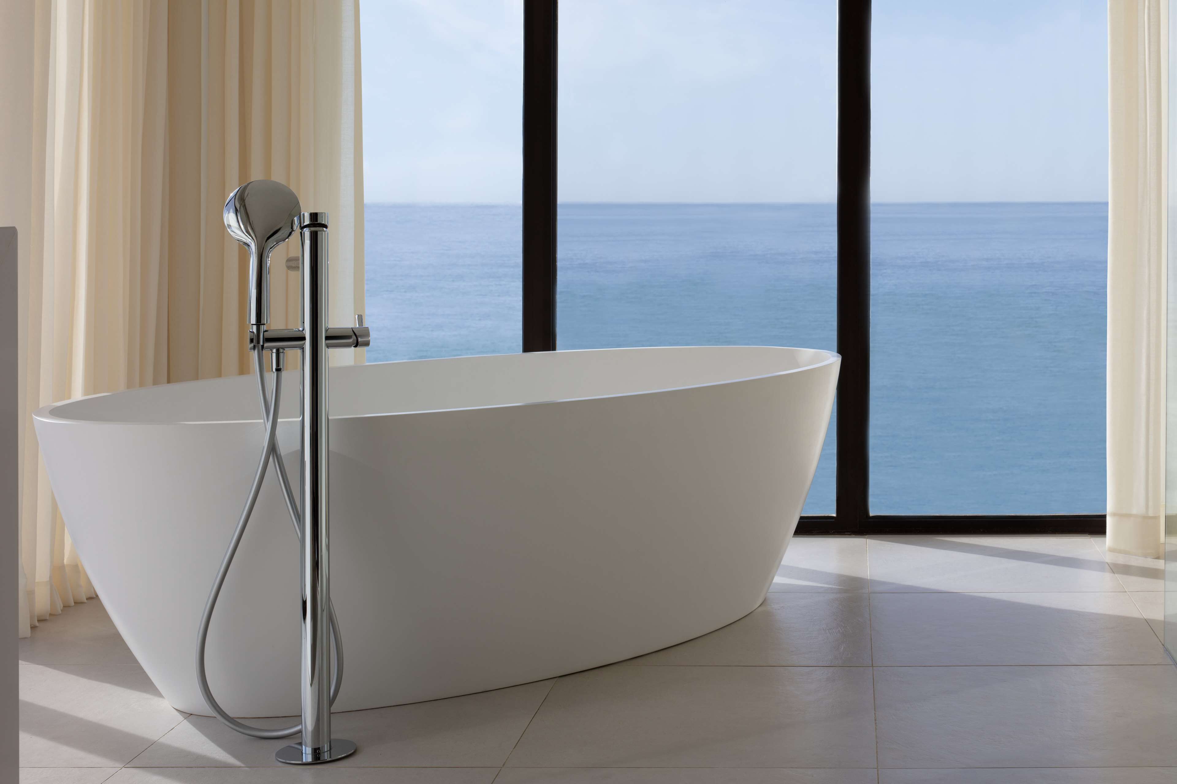 shower, rainfall showerhead, eco-friendly toiletries, hair dryer