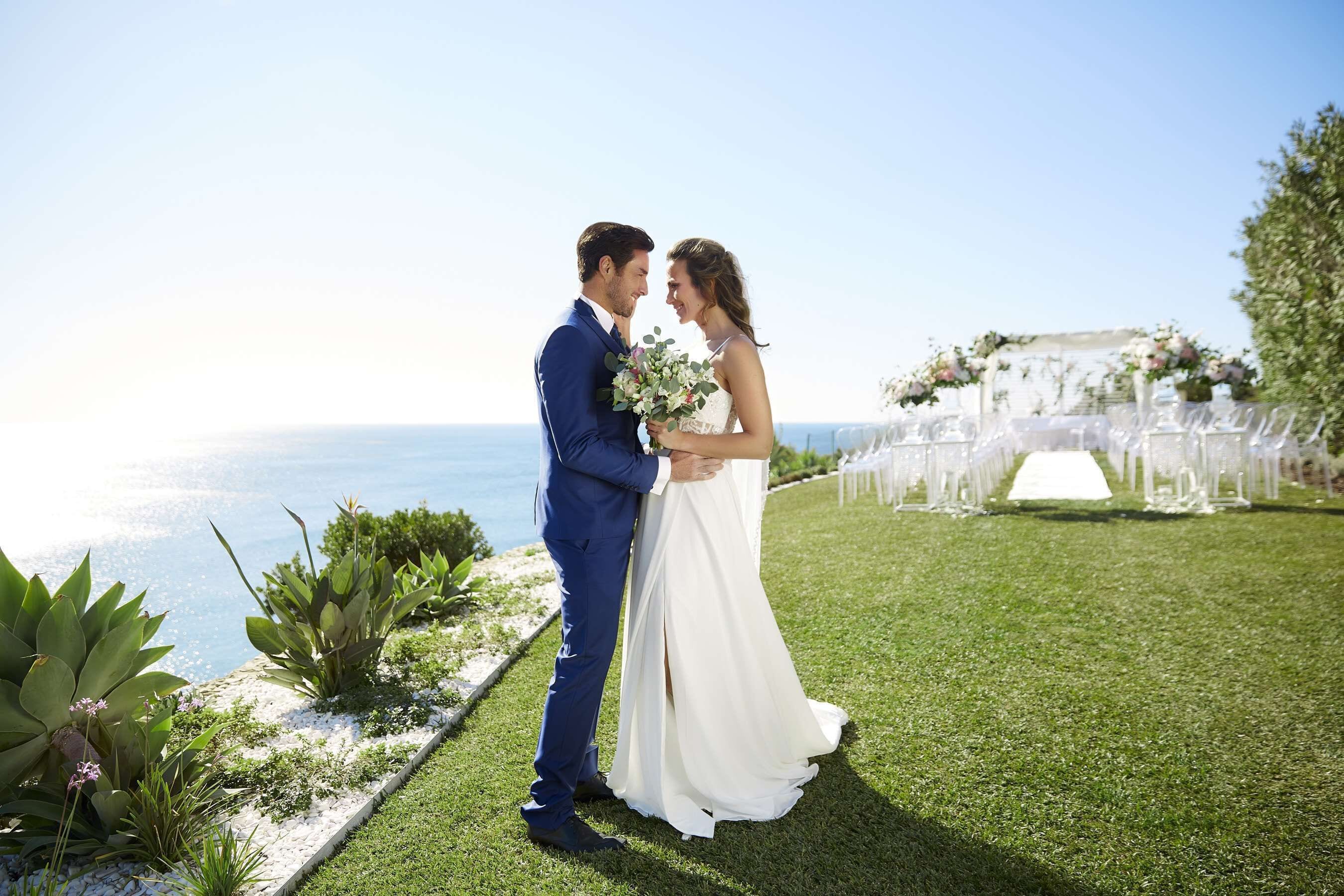 outdoor wedding area