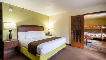 Desk, soundproofing, iron/ironing board, free cots/infant beds