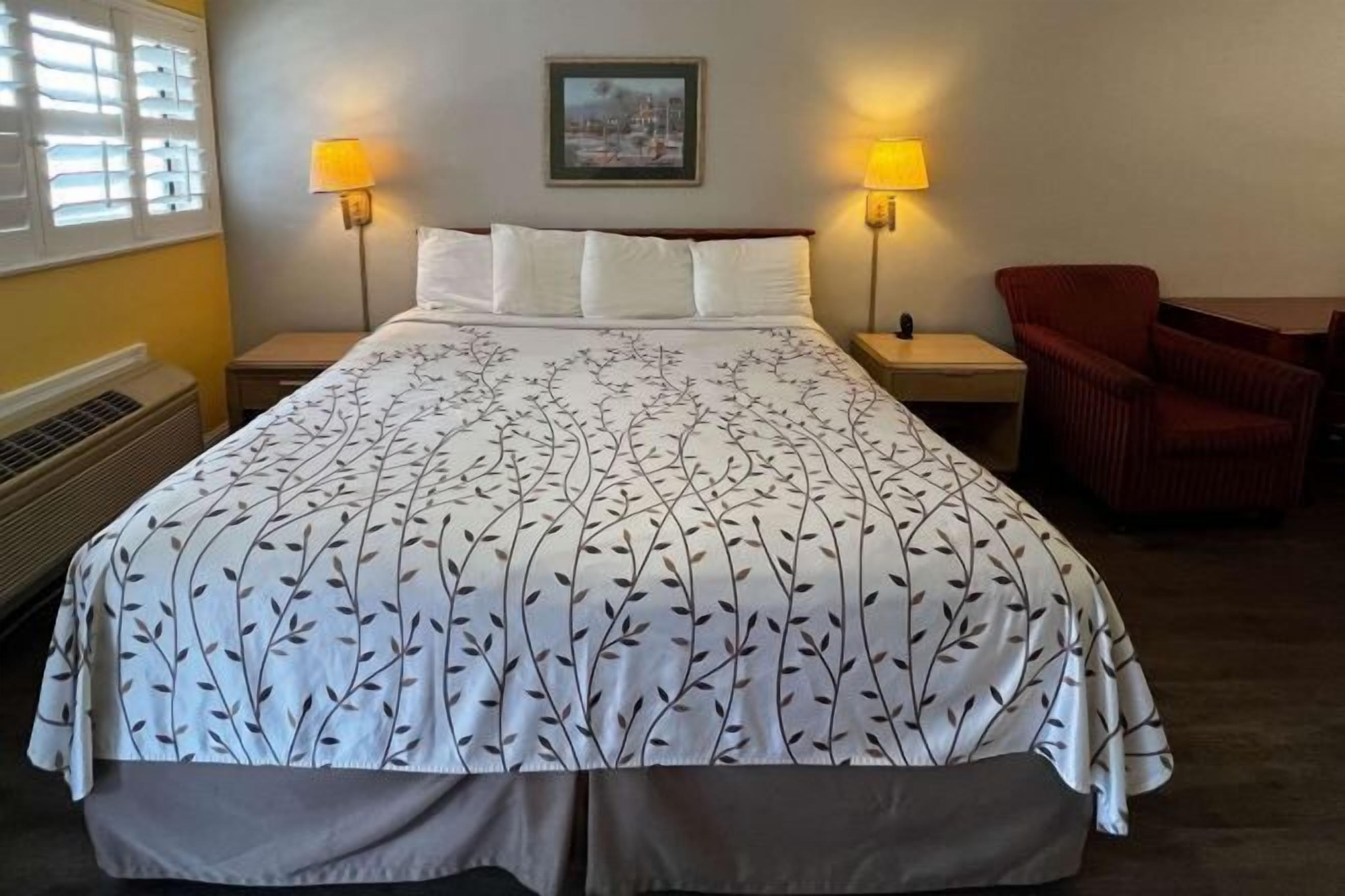 Blackout drapes, free WiFi, bed sheets, alarm clocks