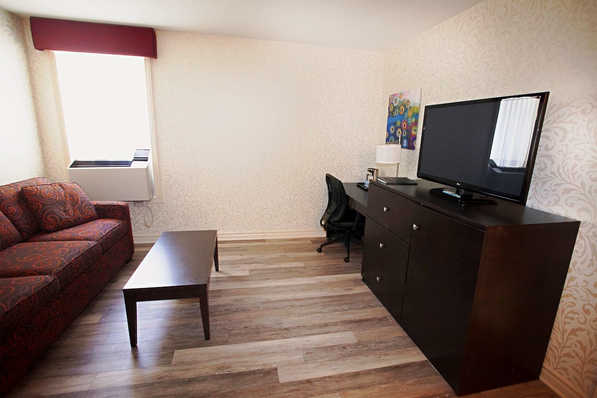 Executive Room, 1 King Bed, Non Smoking, Refrigerator | Blackout curtains, iron/ironing board, free cots/infant beds, free WiFi
