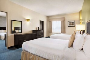 Desk, blackout drapes, iron/ironing board, free WiFi