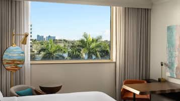 Kamer, 1 kingsize bed, uitzicht op meer | Kameruitzicht