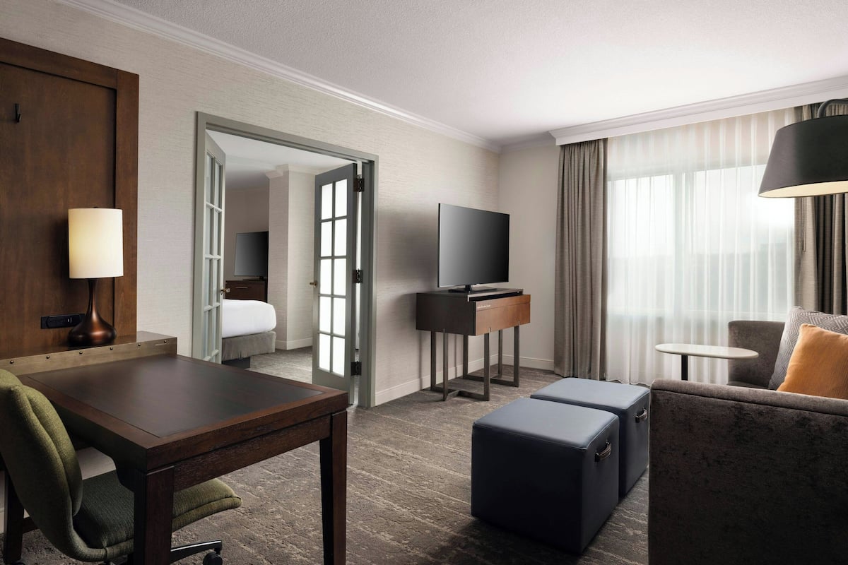 Pillow-top beds, in-room safe, desk, laptop workspace