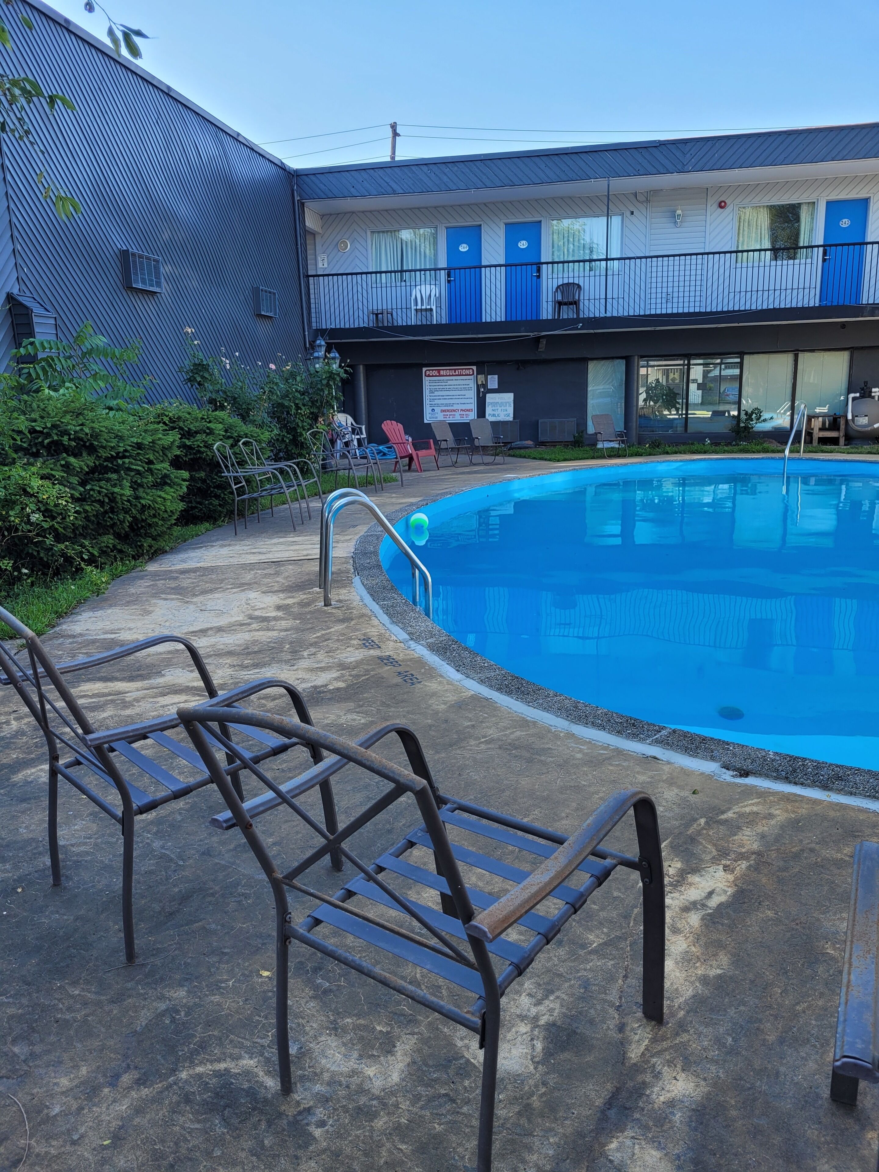 Seasonal outdoor pool