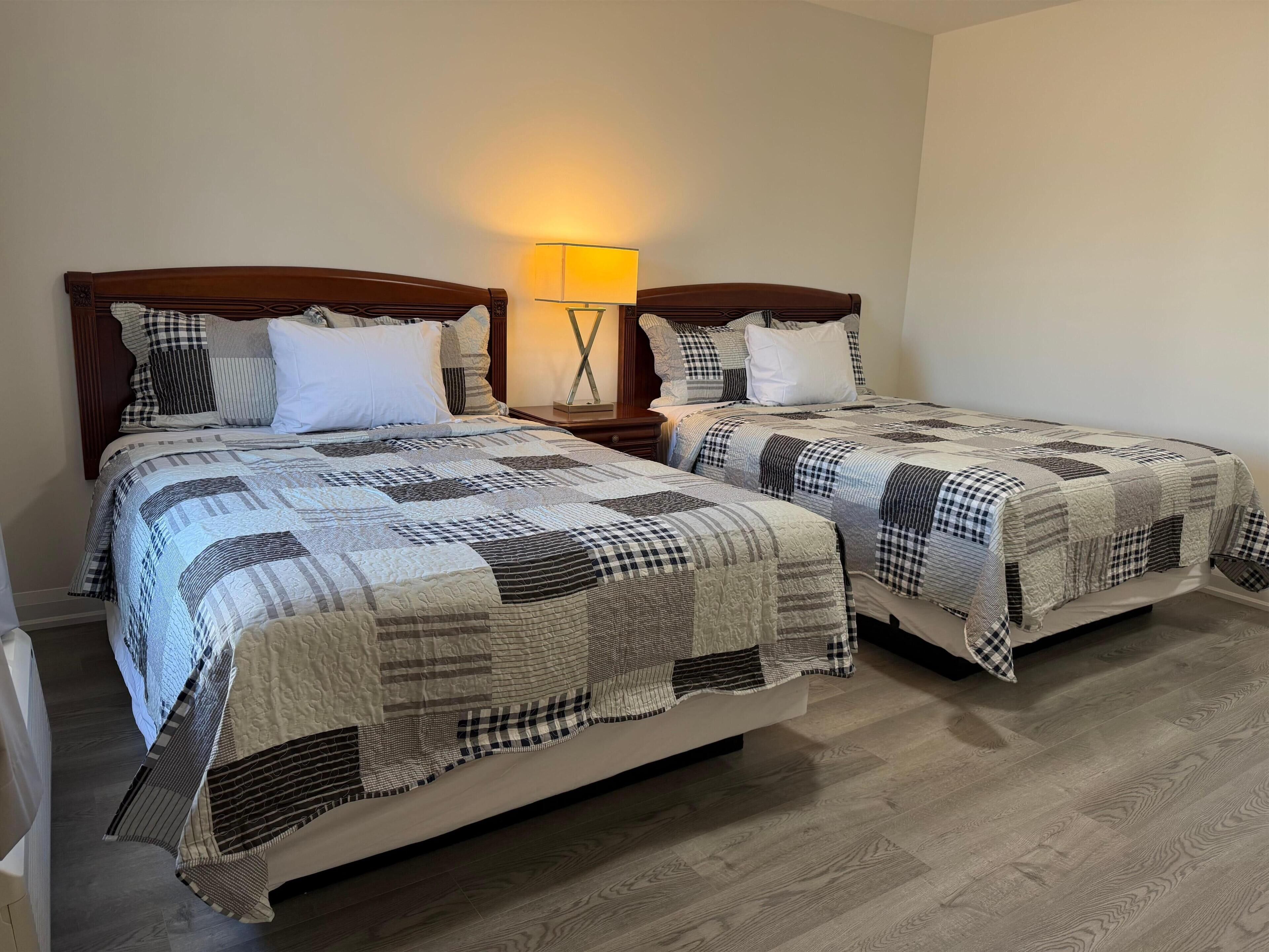 Room, 2 Queen Beds | Desk, soundproofing, iron/ironing board, free WiFi