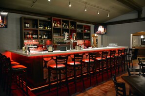 Tapas bar, garden views, open daily