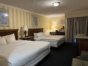Standard Room | 1 bedroom, desk, blackout drapes, iron/ironing board