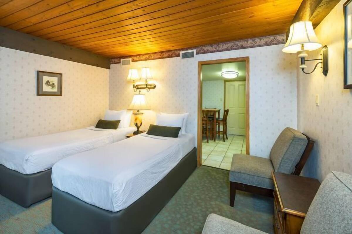 1 habitación y ropa de cama de alta calidad