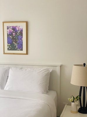 Apartment, 1 Queen-Bett, Küche | Bettwäsche aus ägyptischer Baumwolle, hochwertige Bettwaren