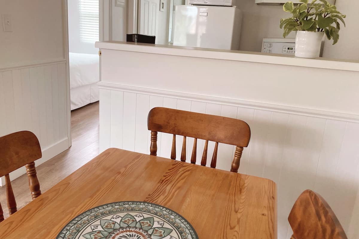 apartment, 1 queen bed, kitchen | living area | flat-screen tv