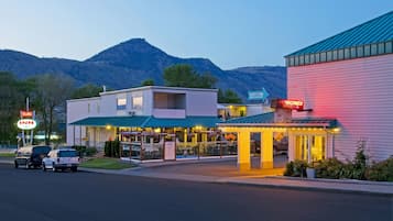 Front of property – evening/night