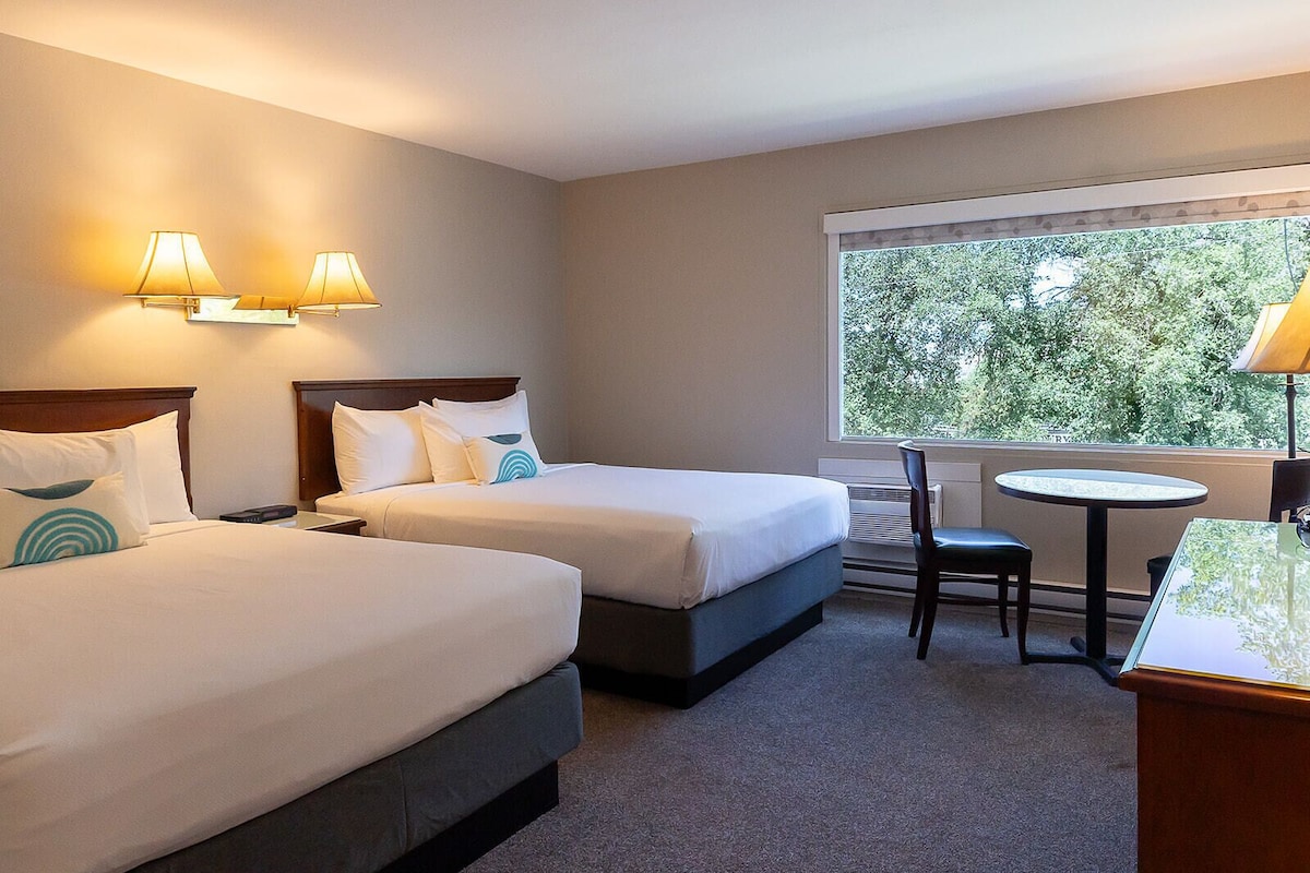 Standard Room, 2 Queen Beds | Premium bedding, desk, iron/ironing board, WiFi (free)
