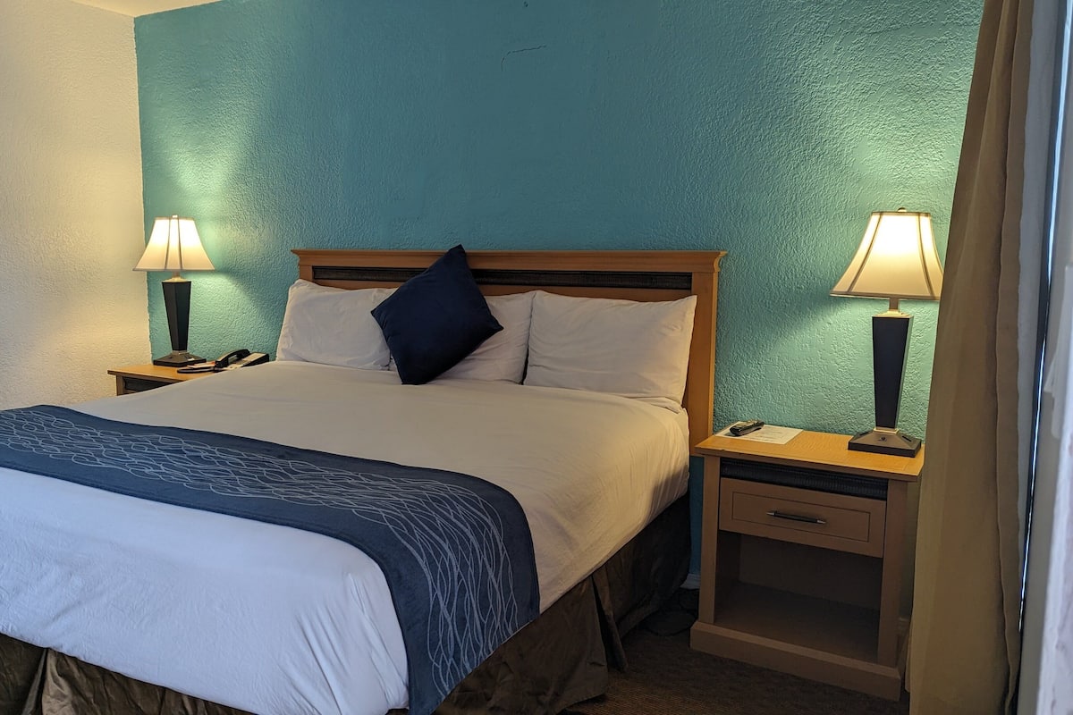 Kitchenette, 1 King Bed, non smoking | Premium bedding, desk, laptop workspace, blackout drapes