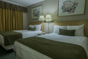 Double Room, 2 Double Beds | Premium bedding, desk, laptop workspace, blackout drapes
