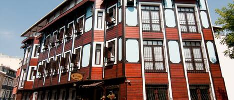 Façade de l’hébergement