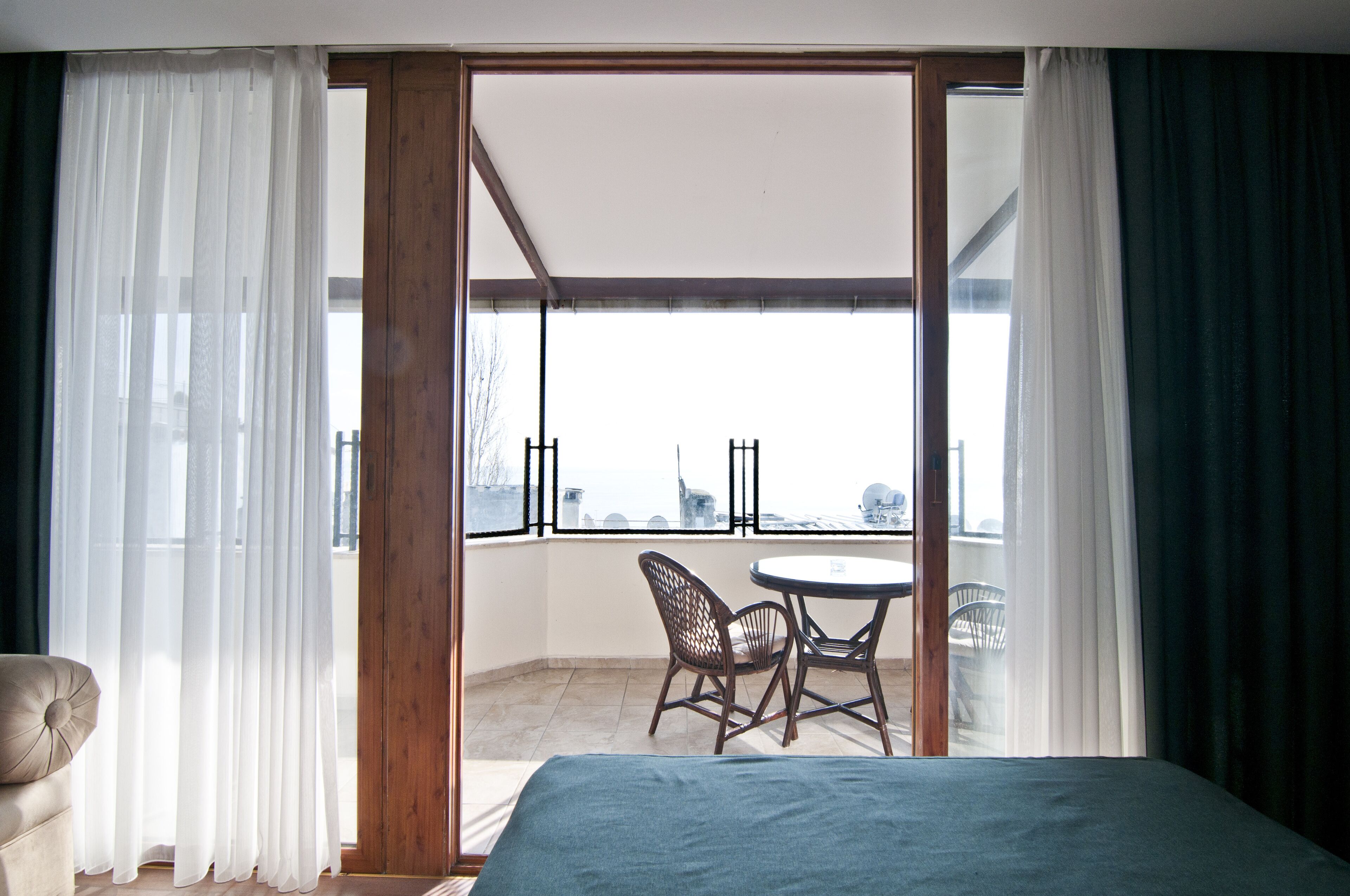 Suite Supérieure, vue mer | Draps en coton égyptien, literie de qualité supérieure