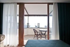 高級套房, 海景 | 埃及棉床單、高級寢具、客房內保險箱、獨特裝潢