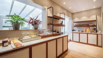 Daily buffet breakfast (EUR 13 per person)