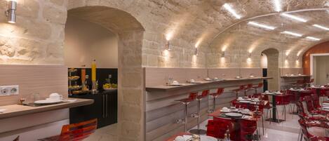 Daily buffet breakfast (EUR 18 per person)