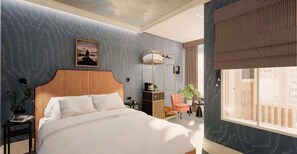 Premium bedding, desk, blackout curtains, iron/ironing board - Grand Hotel De Turin (Paris)