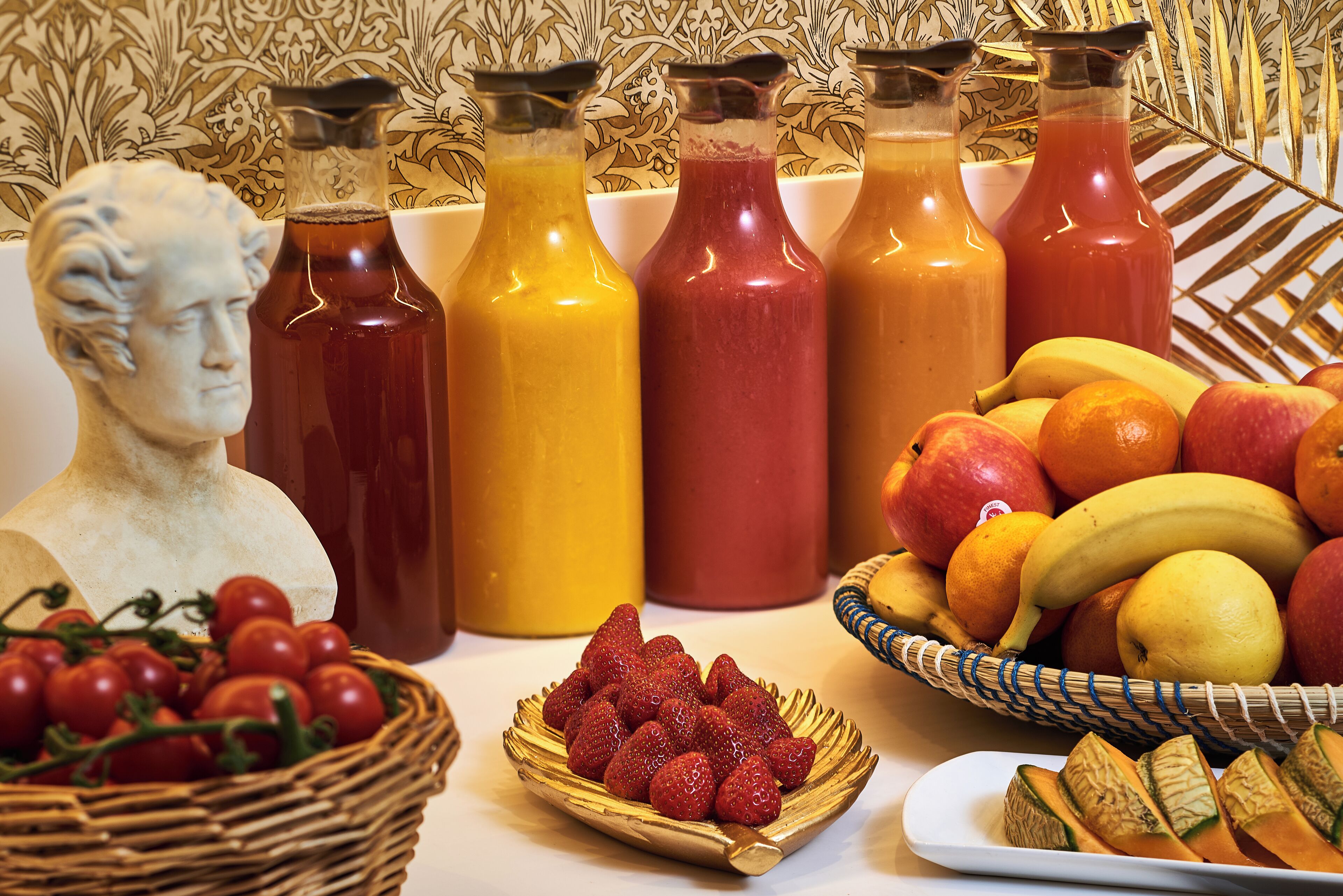 daily buffet breakfast (eur 19.00 per person)