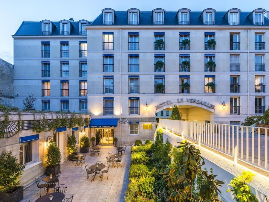 Front of property – evening/night