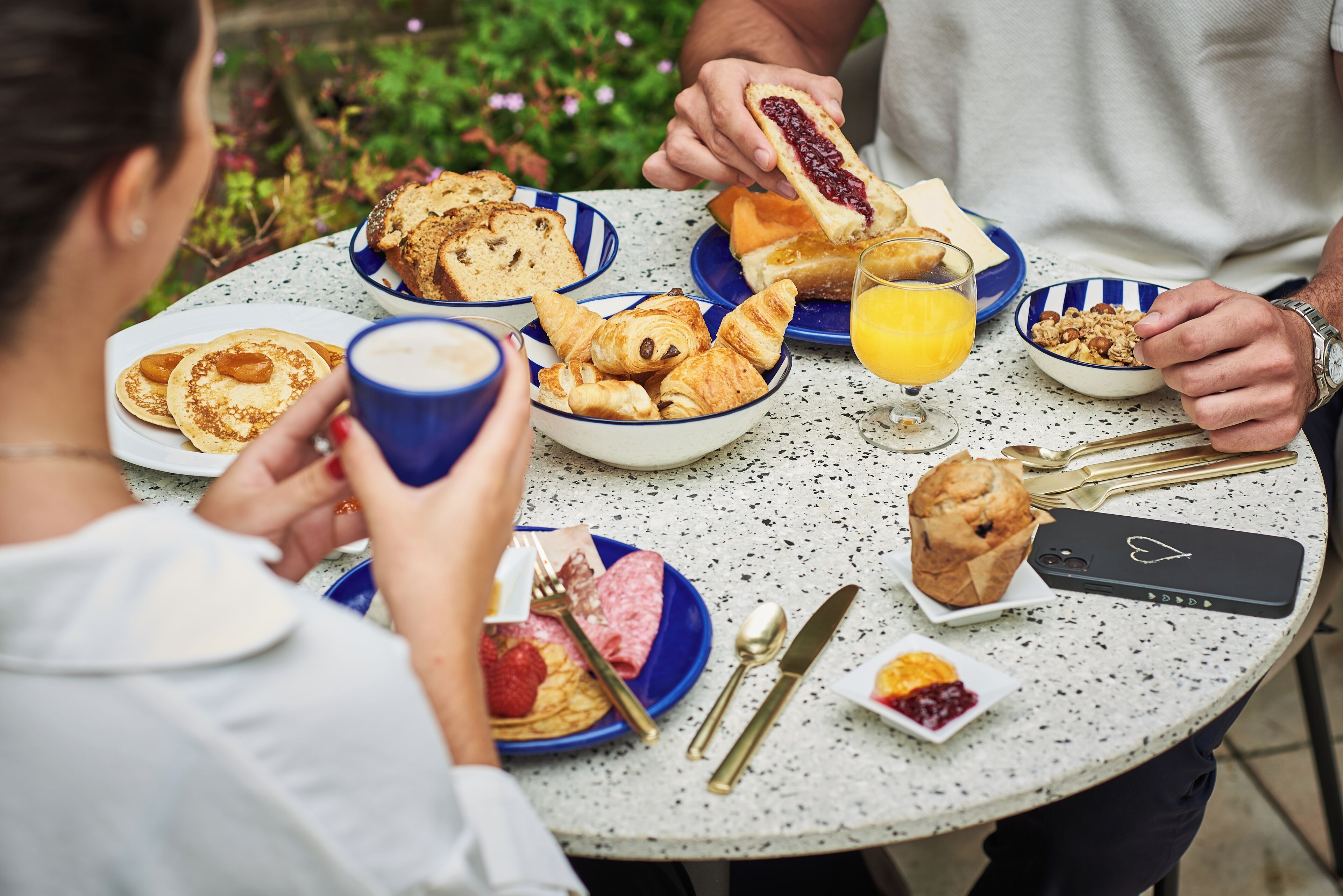 daily buffet breakfast (eur 19.00 per person)