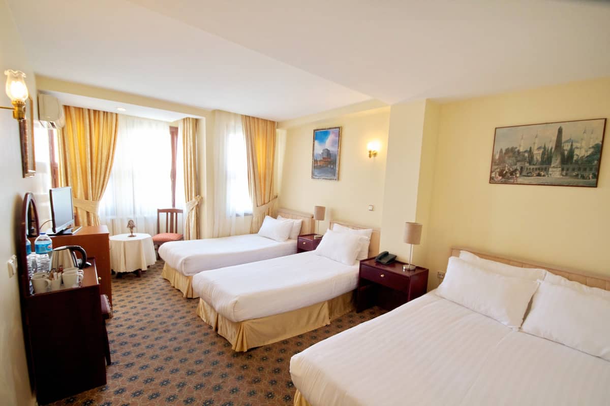 Ropa de cama de alta calidad y minibar