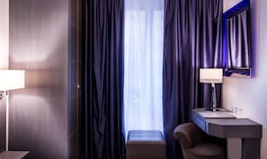Premium bedding, minibar, in-room safe, blackout drapes
