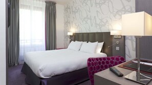 Doppelzimmer | Hochwertige Bettwaren, Minibar, Zimmersafe, Verdunkelungsvorhänge