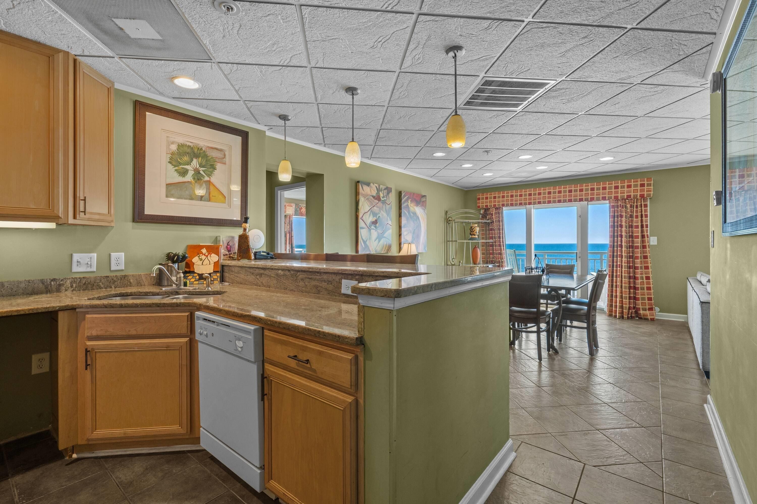 Penthouse, 2 Bedrooms, Non Smoking, Oceanfront (Suite) | Desk, laptop workspace, iron/ironing board, free WiFi