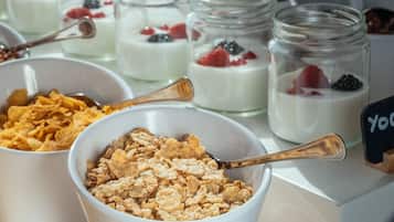 Daily buffet breakfast for a fee