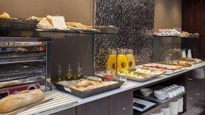 Daily buffet breakfast (EUR 14 per person)