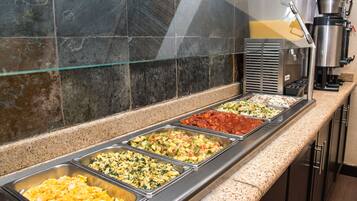 Free daily buffet breakfast
