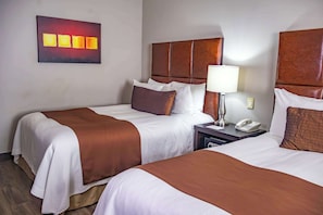 Standard Room, 2 Double Beds, Non Smoking, Microwave | In-room safe, desk, iron/ironing board, free cots/infant beds - Best Western Plus Monterrey Airport (Apodaca)