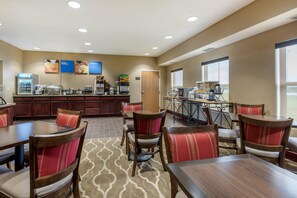 Café da manhã com buffet grátis