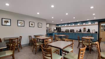 Free daily full breakfast