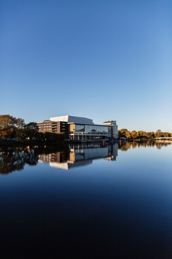 Uitzicht vanuit accommodatie