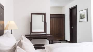 Ropa de cama hipoalergénica y minibar