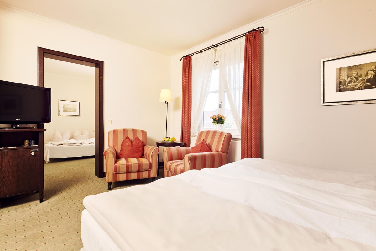 Family Room, 1 Double Bed (Quiet Location;with Sofabed) | Hypo-allergenic bedding, minibar, in-room safe, desk