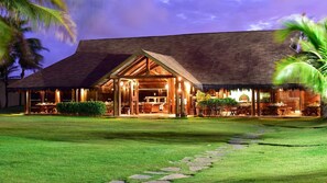 Front of property - evening/night