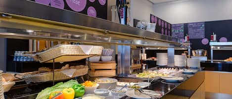 Daily buffet breakfast (EUR 23 per person)