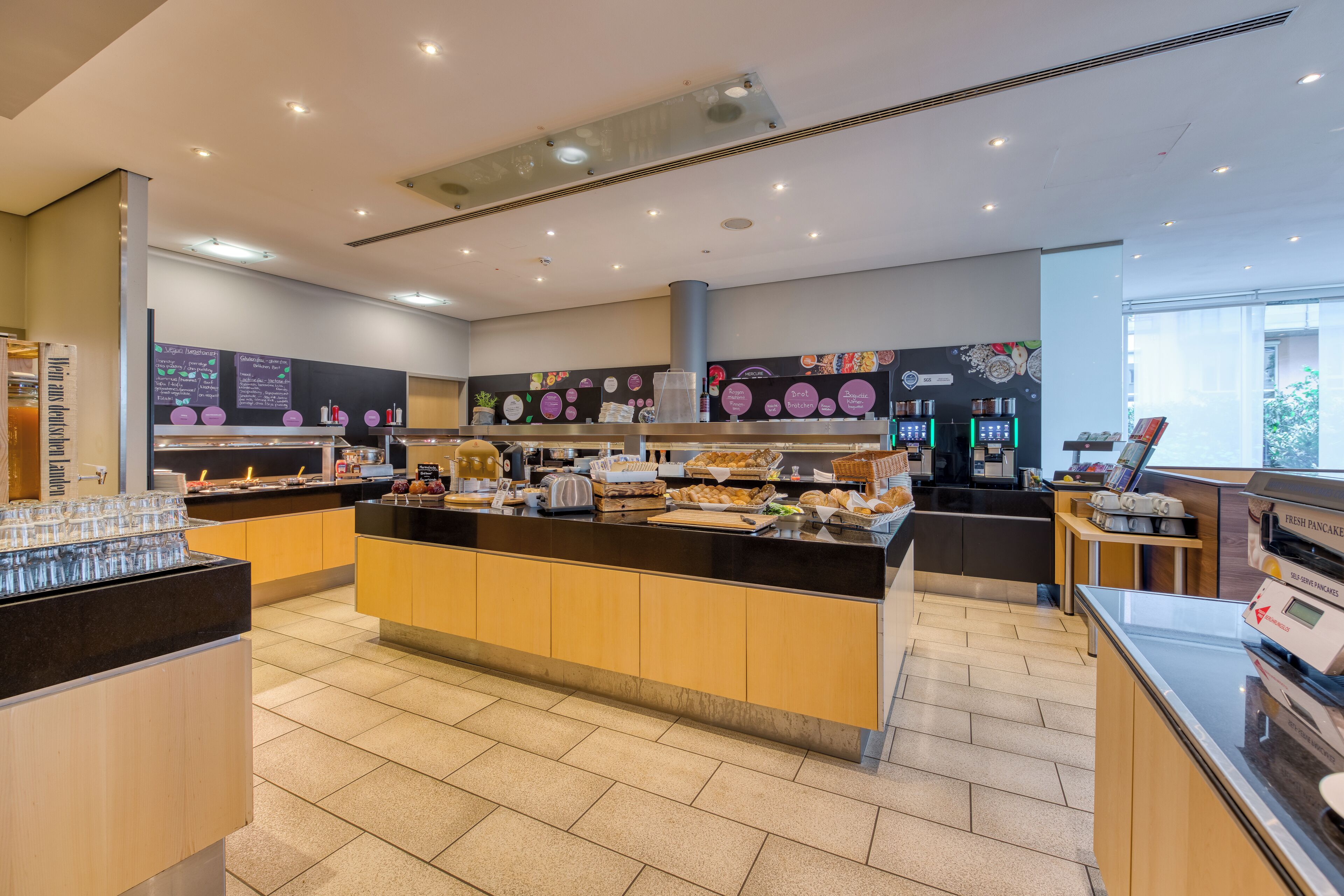 daily buffet breakfast (eur 23 per person)