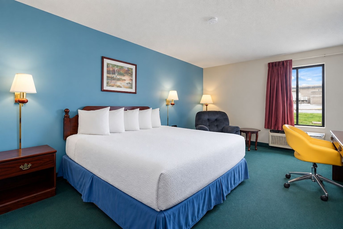 Premium bedding, down duvets, memory-foam beds, free WiFi