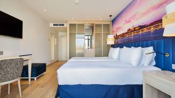 Premium bedding, minibar, in-room safe, desk