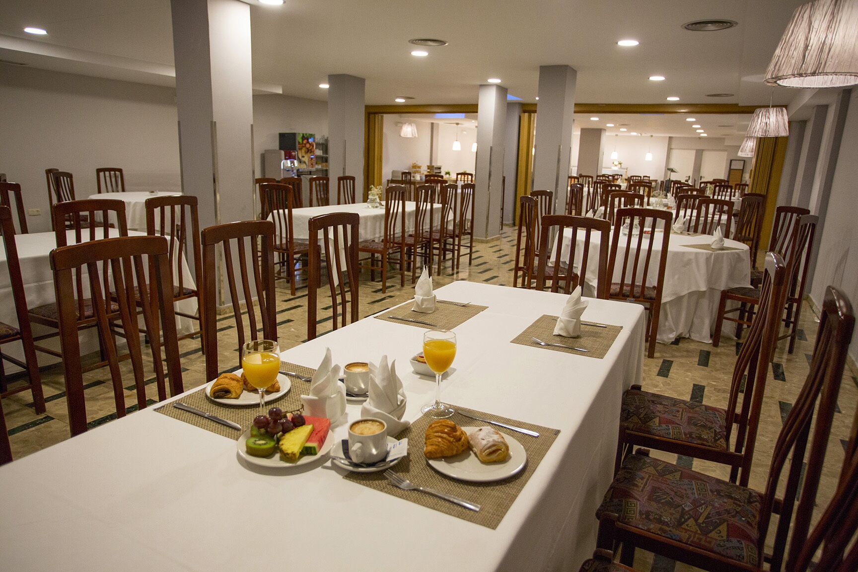 daily buffet breakfast (eur 5 per person)