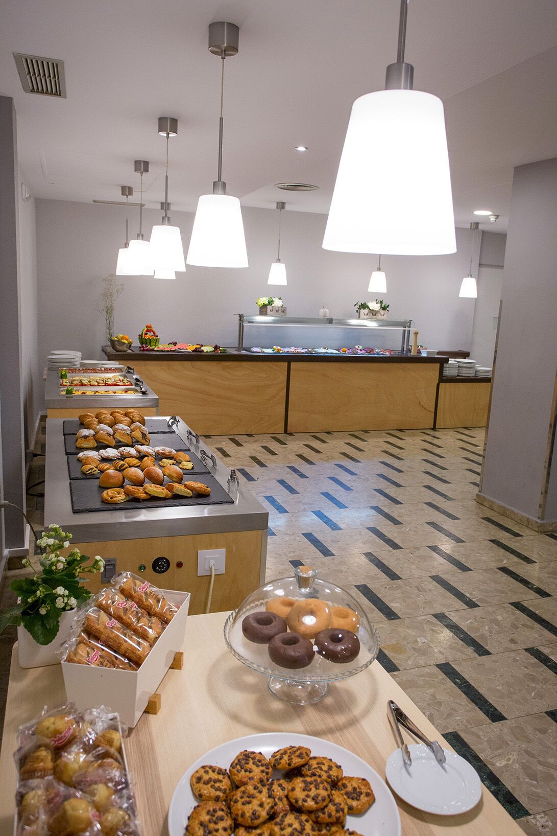 daily buffet breakfast (eur 5 per person)