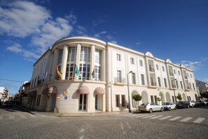 Façana frontal de l'allotjament